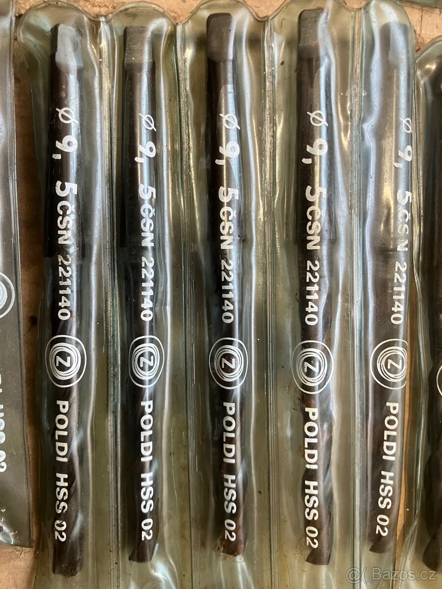 HSS vrtáky 9,5mm MK1