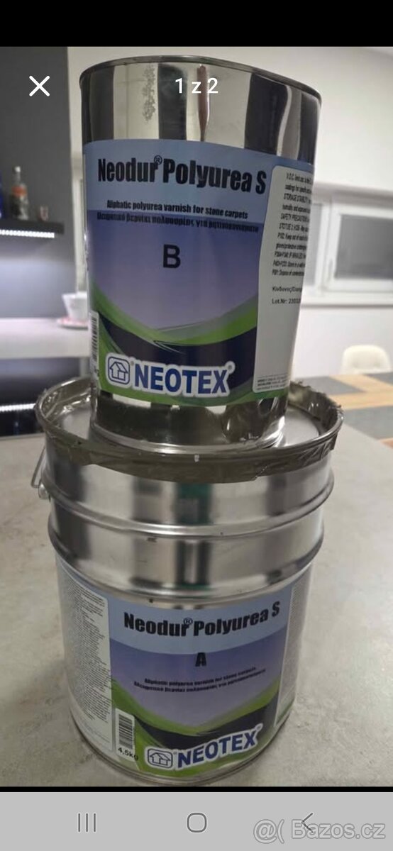 Pryskyřice na kamenný koberec