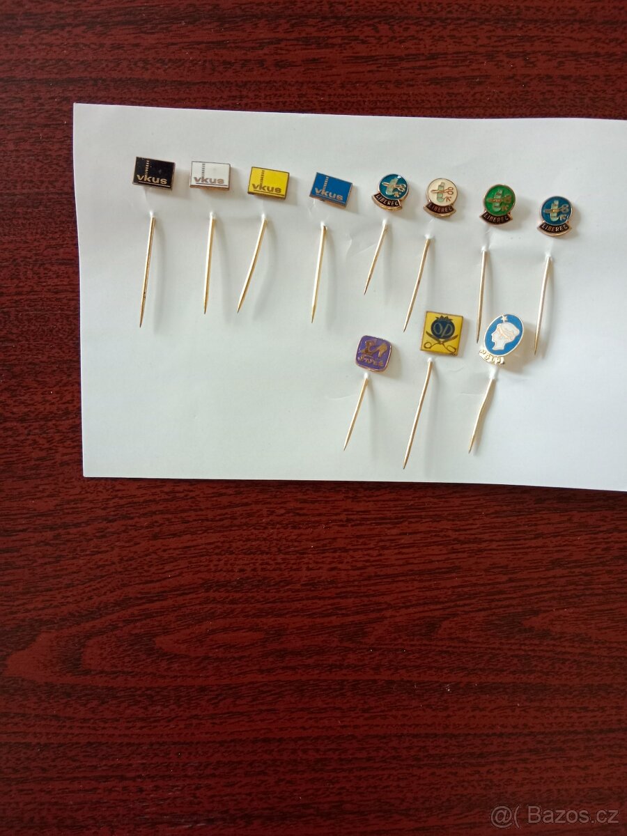 odznaky Vkus Liberec, Svit aj.