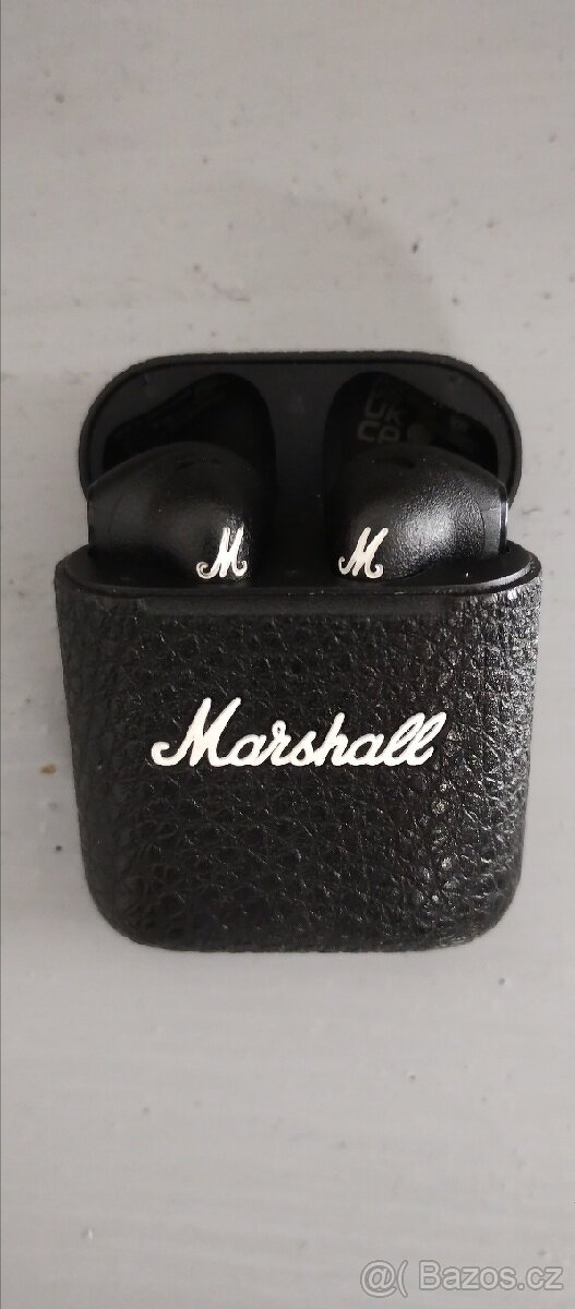 Prodám bezdrátové sluchátka Marshall minor 3