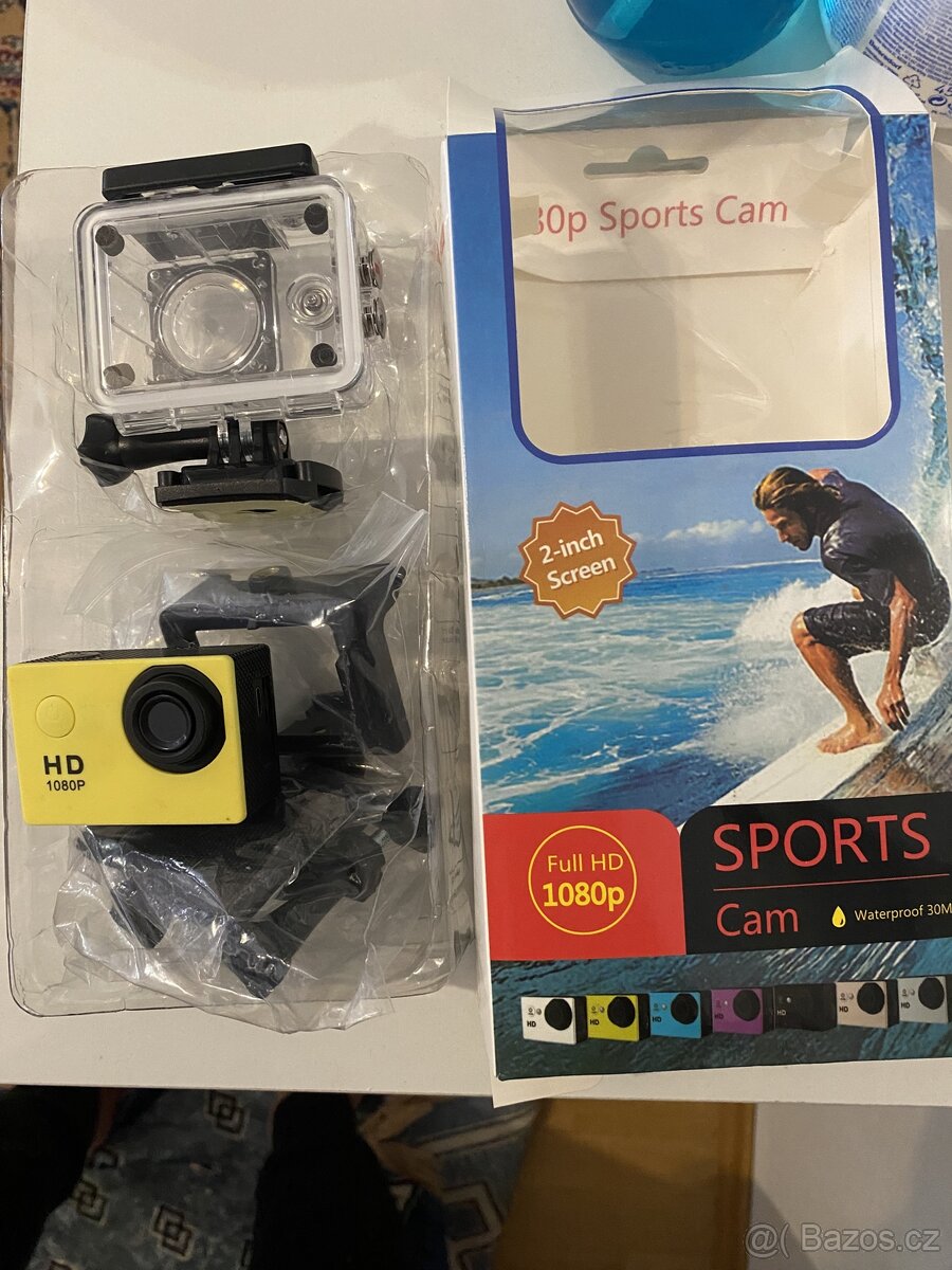 Web HD vototěsná kamera sport