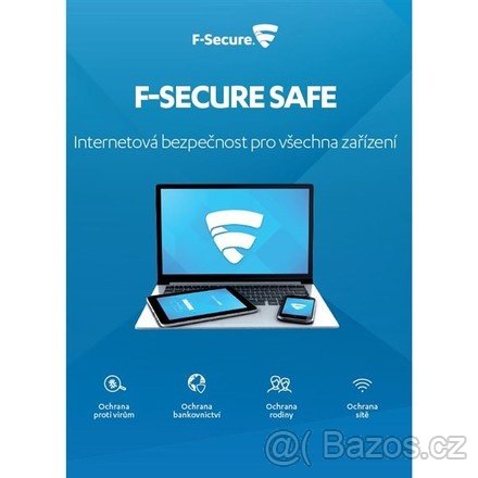 Software F-Secure SAFE 6 měsíců pro 3 zařízení