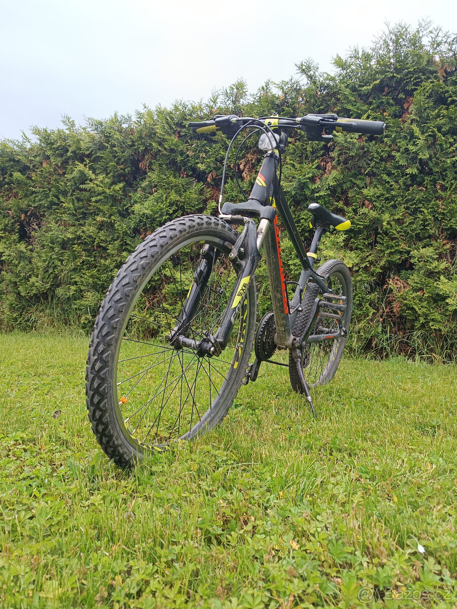 Dětské kolo Leader Fox SPIDER chlapecký 24", ŠEDÁ MAT