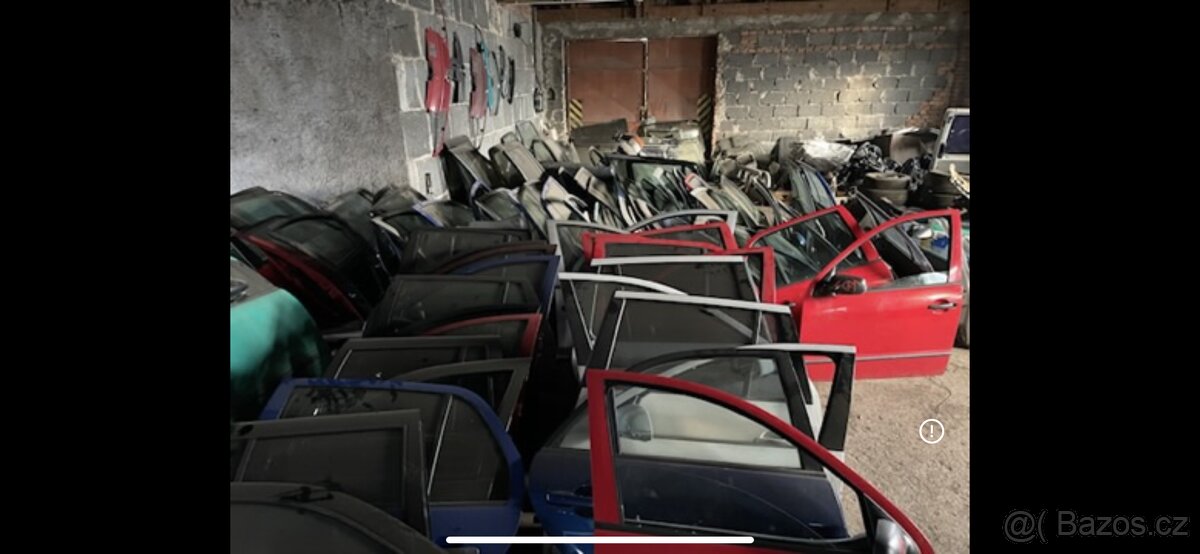 Prodám dveře Škoda Fabia a Octavia bez nutnosti lakování