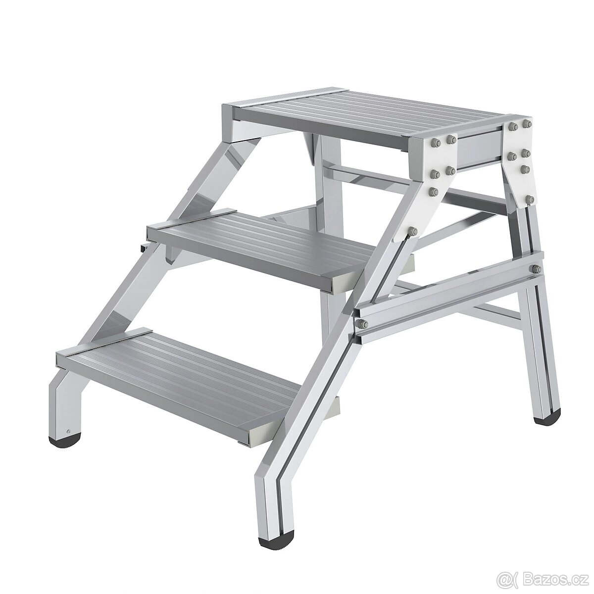 Montážní hlinikové schůdky nosnost 300kg
