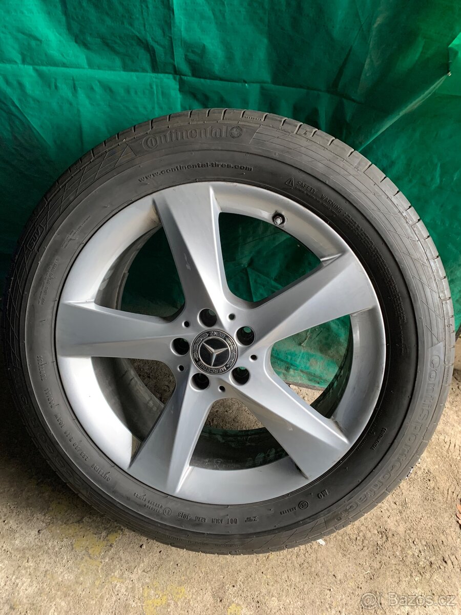 Origo Mercedes ML 8.5Jx19 ET 59, 255/50 R19 Continental letn