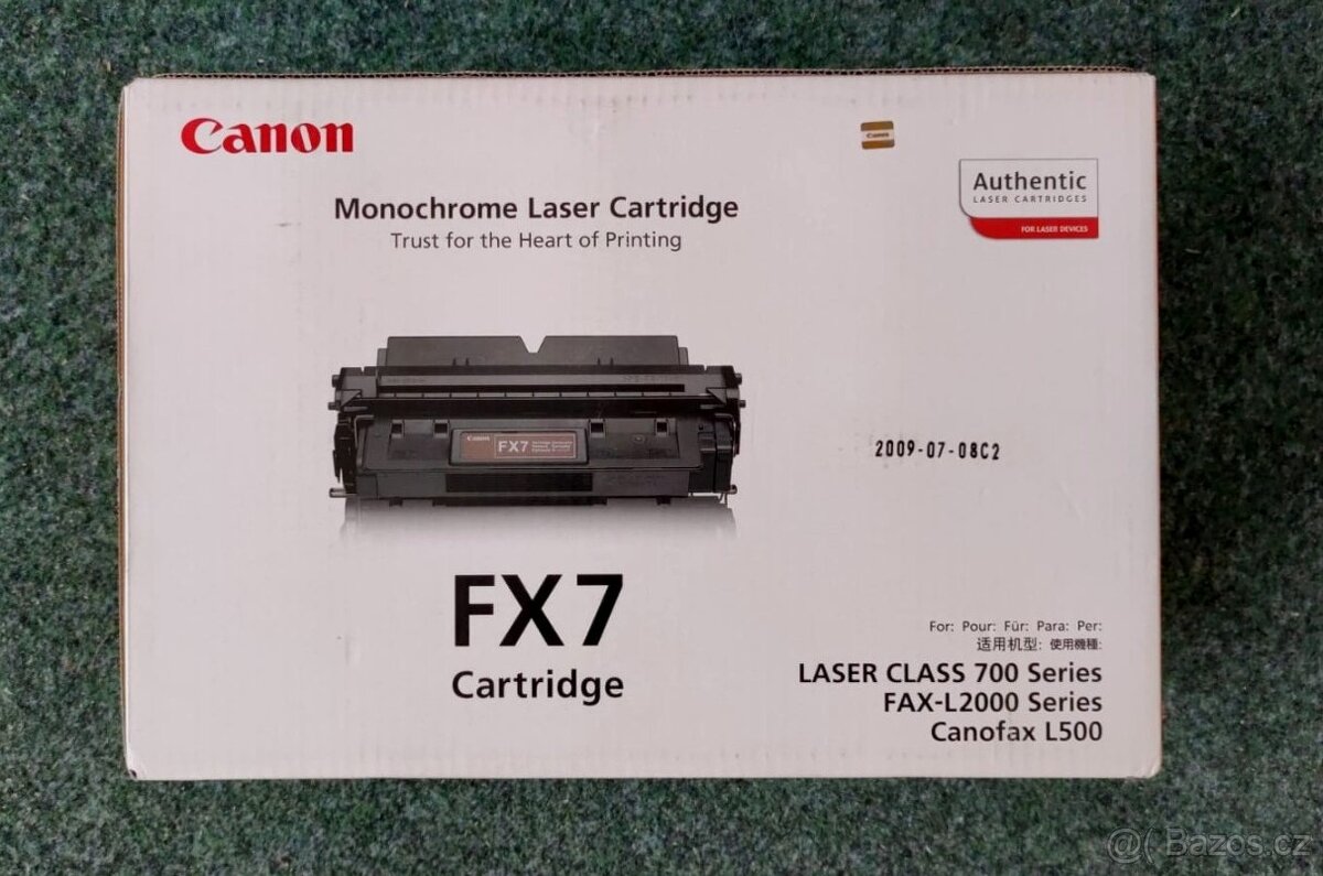 CANON originální toner černý FX-7 - nový