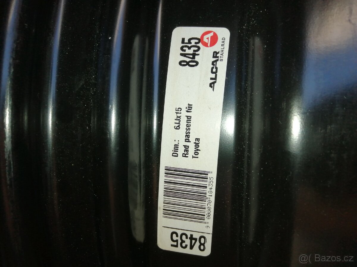 Ráfky na Toyota Auris, 6Jx15. ,ET 39