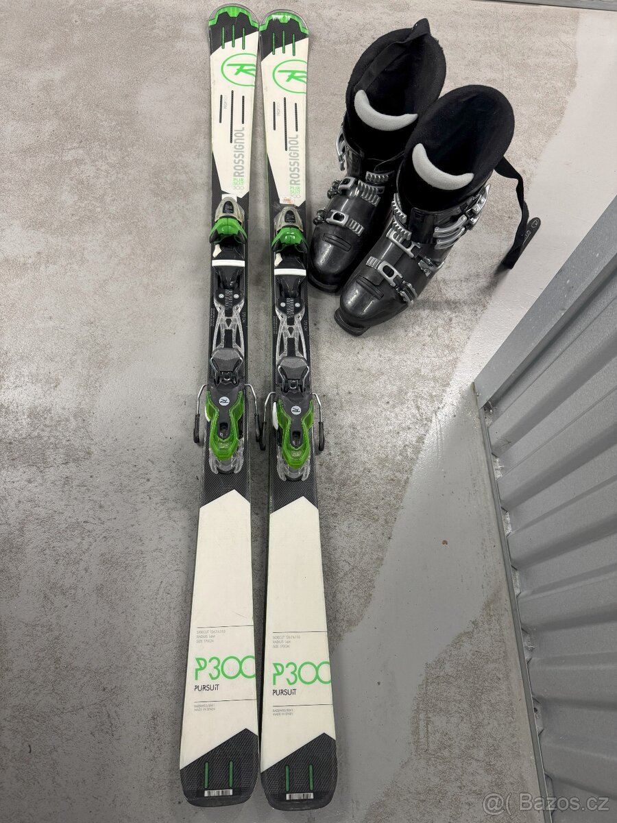 Lyže Rossignol P300 a boty