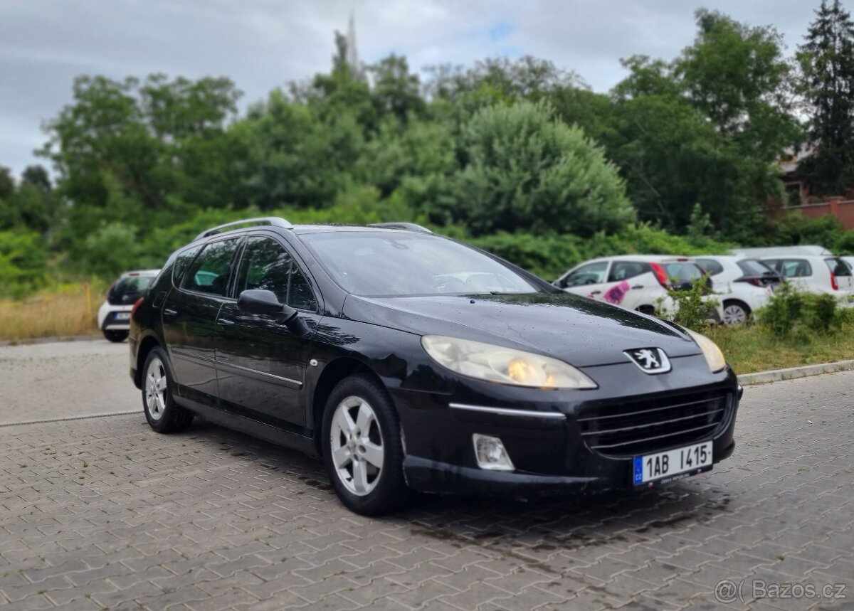 Peugeot 407 1.6HDi 80kW Kůže, Panorama Tažné Klima