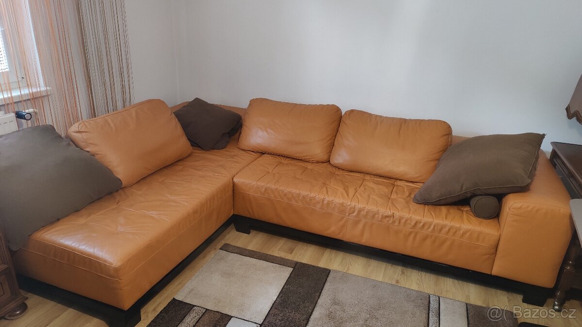 Kožená sedací souprava