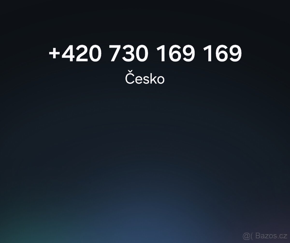 Sim karta - hezké telefonní číslo
