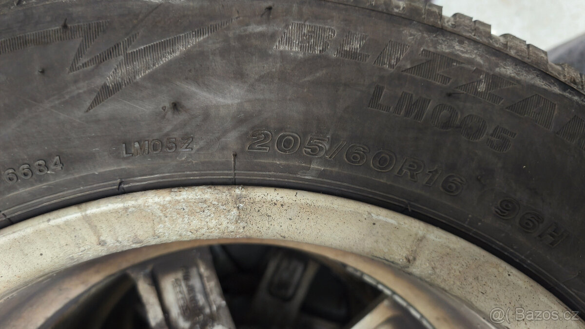 zimní pneu Bridgestone 205/60/16