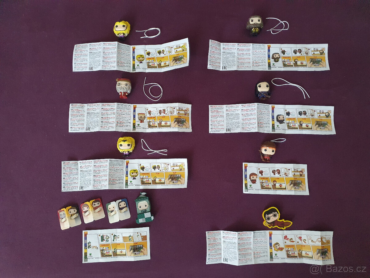 Kinder Joy figurky Harry Potter Funko Pop figurka 8 ks