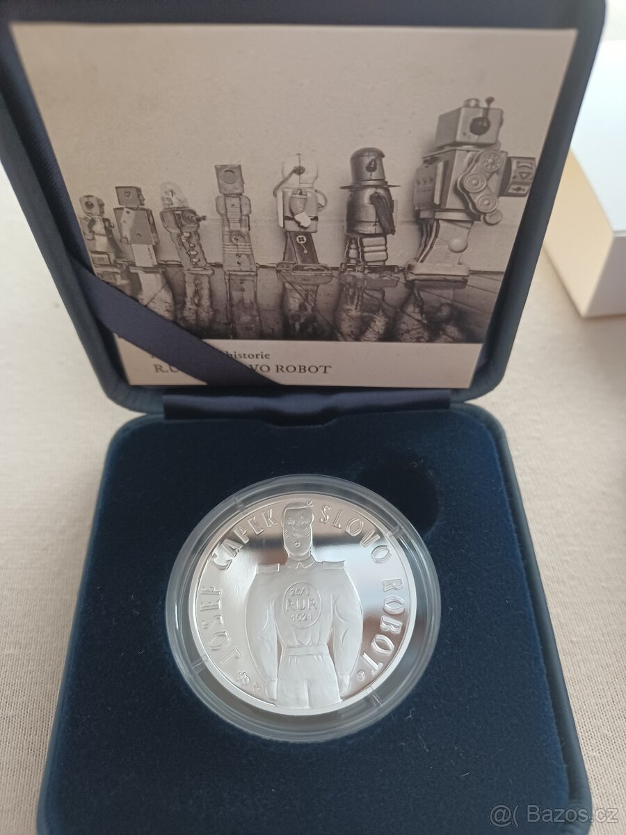 Stříbrná medaile Příběhy naší historie - R.U.R.