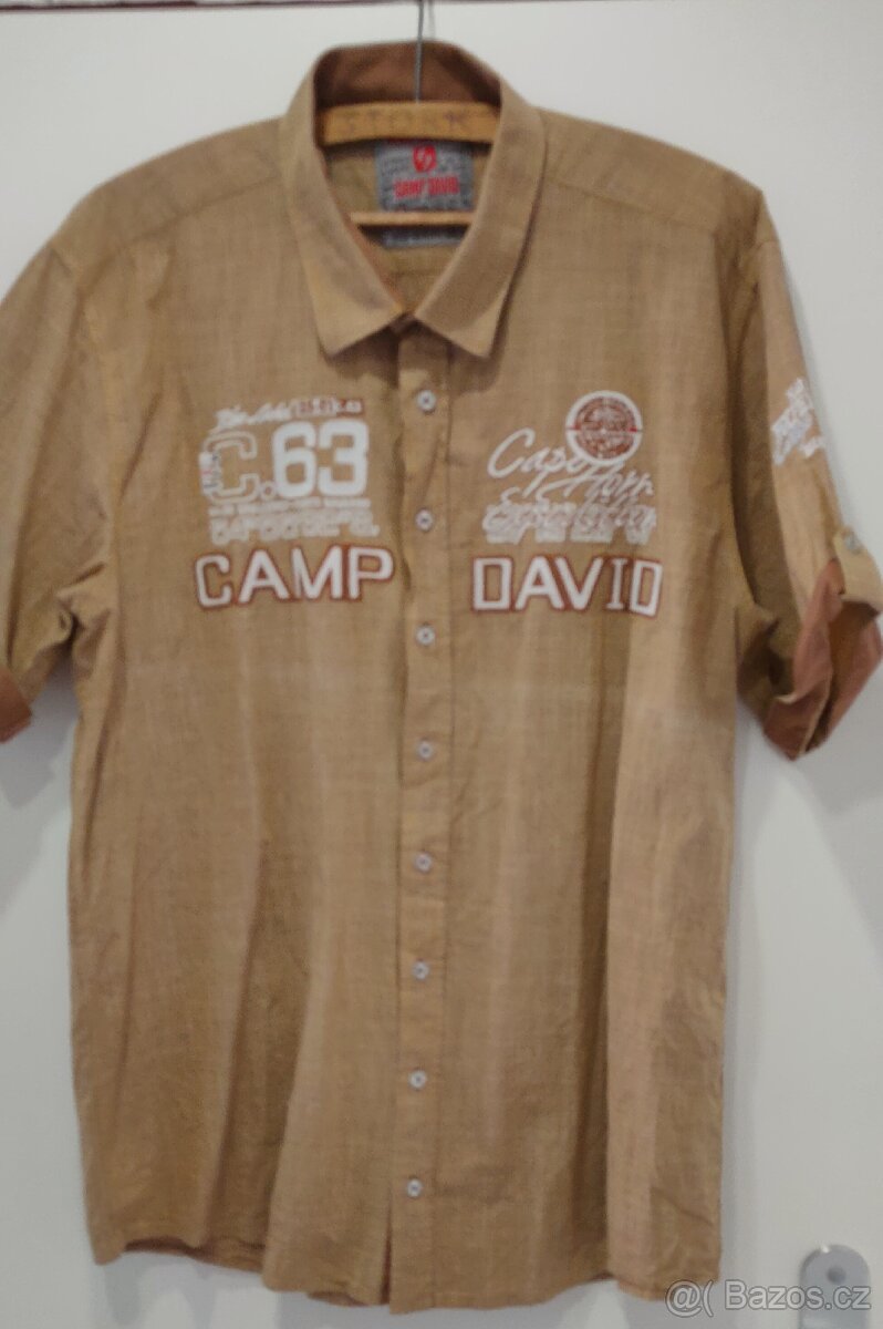 Košile Camp David s krátkým rukávem