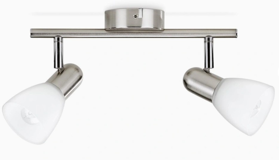 Philips Massive - Bodové svítidlo 2xE14/40W matný chrom