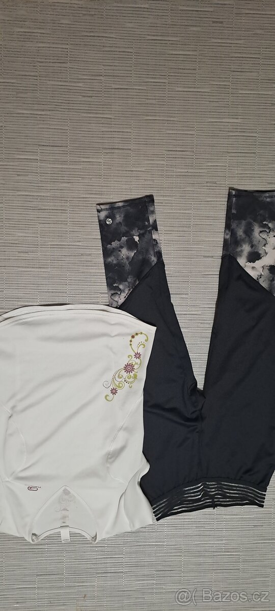 3/4 legíny a funkční tričko, vel. S