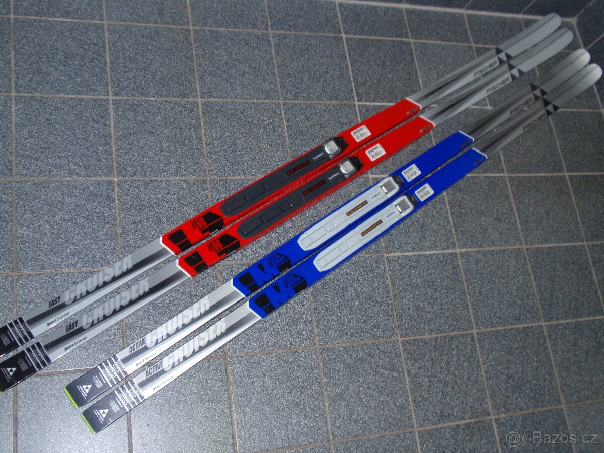 NOVÉ SNS TURISTICKÉ BĚŽKY FISCHER 174+184 CM