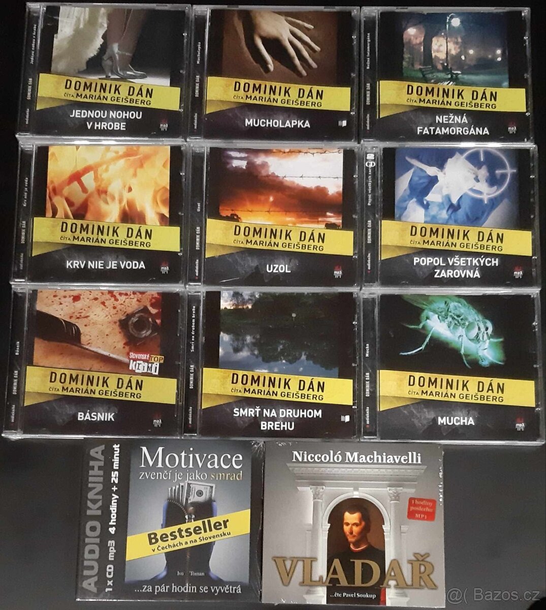 Audioknihy na mp3CD