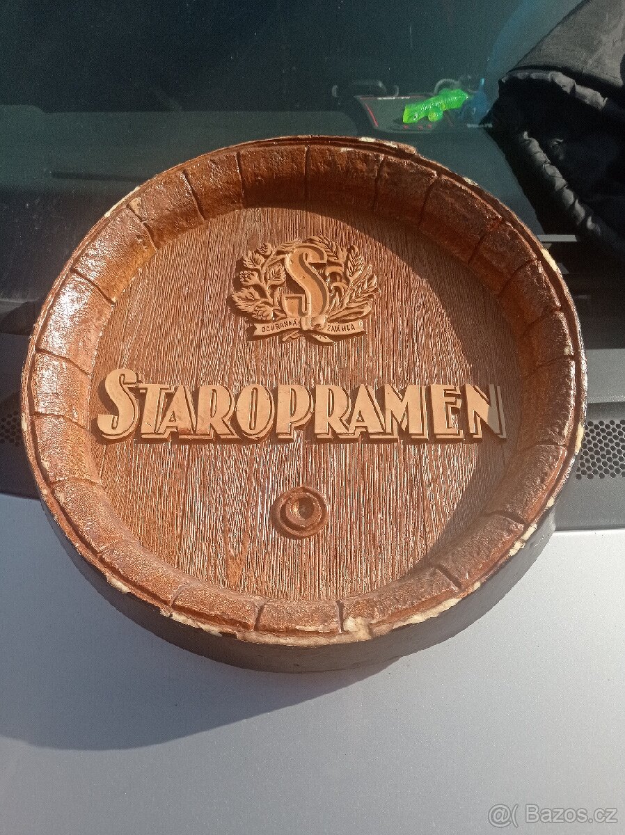 Prodám víka sudů pivovaru Staropramen