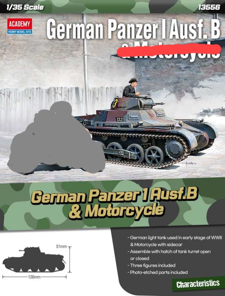 Panzer I ausf B - Academy 1:35