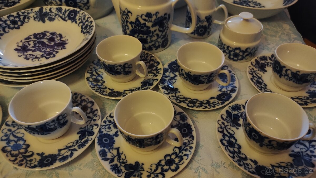 Porcelán DF Bohemia Cobalt