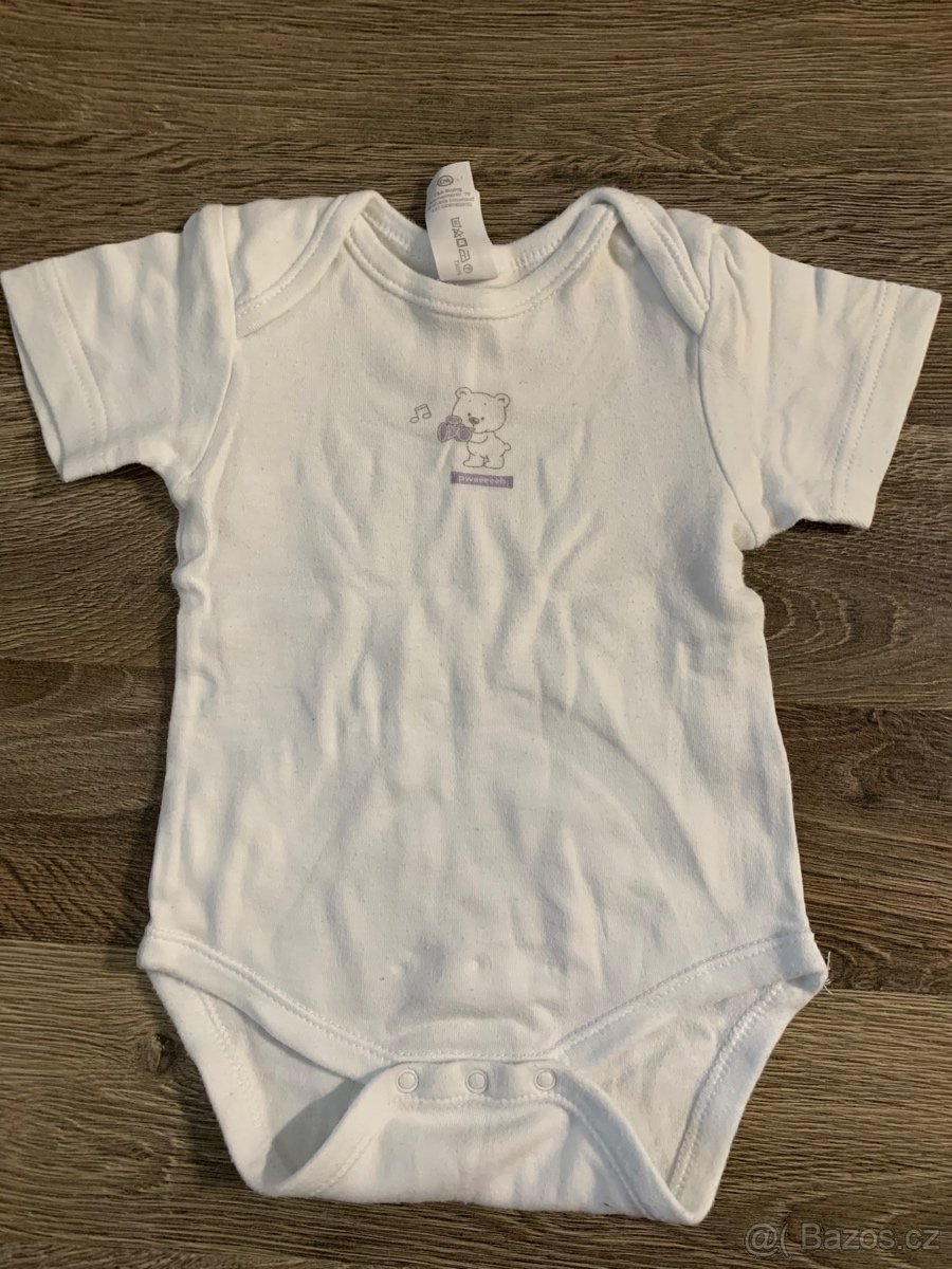 unisex bílé body C&A