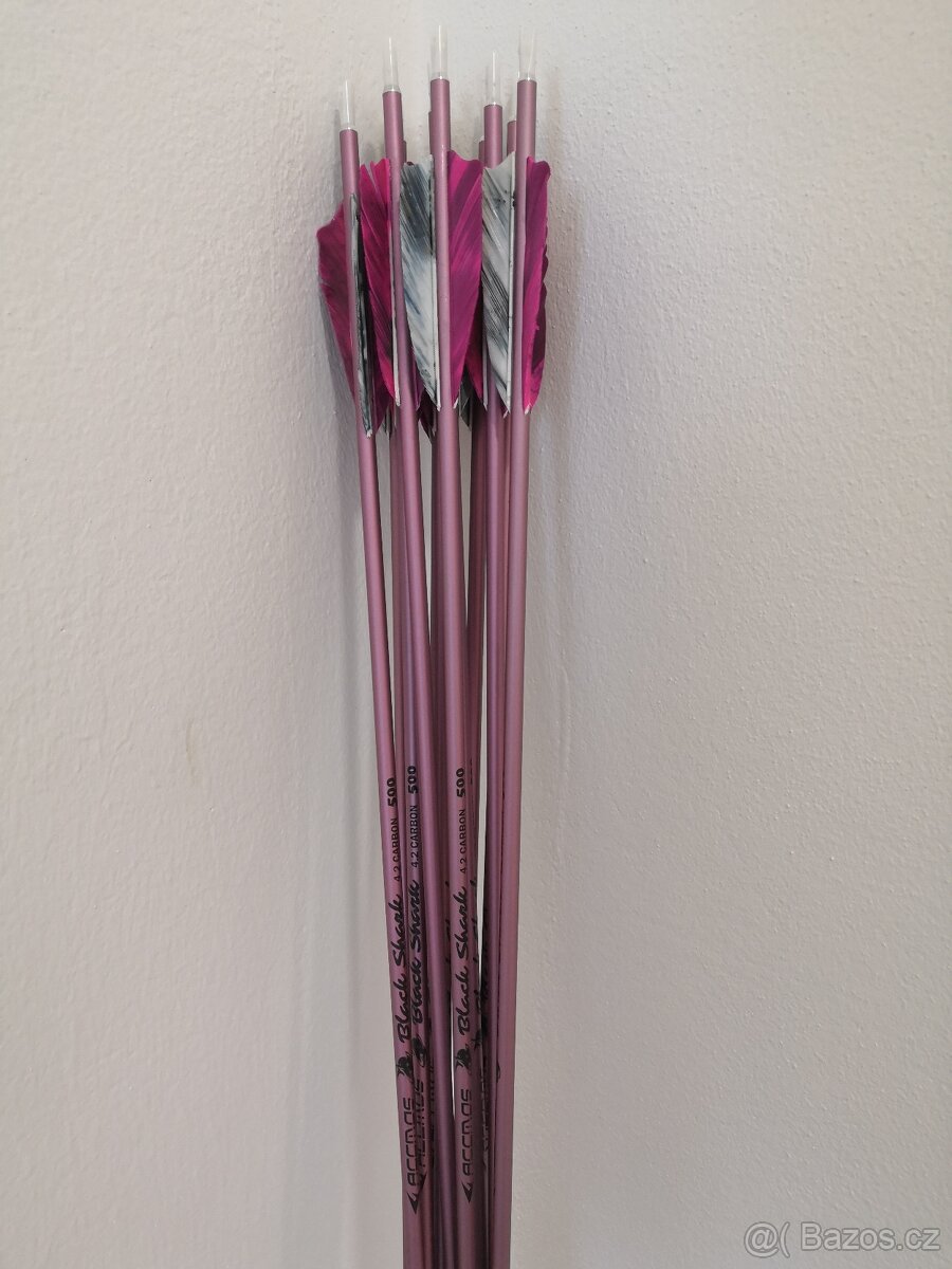 Šípy - pure carbon růžové