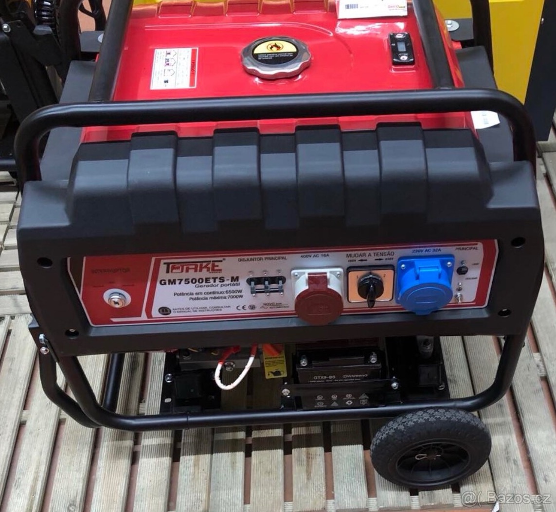 Generátor GM7500-M TORKE, 7,5 kW