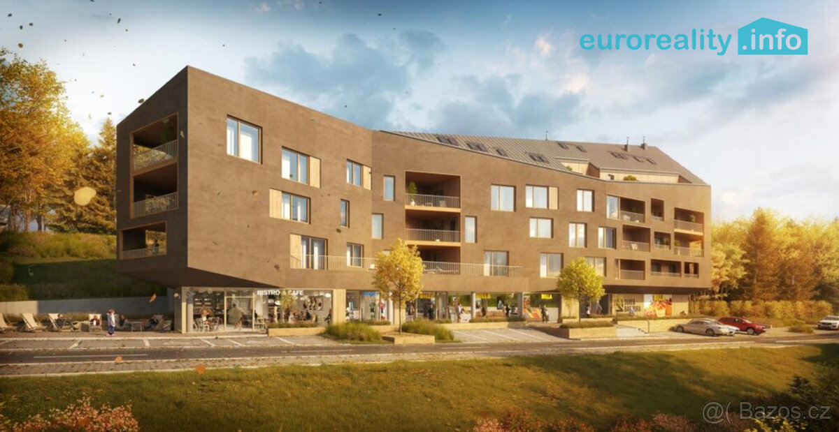 Prodej, apartmán 3+KK, 100,3 m2, balkón, terasa, Železná Rud
