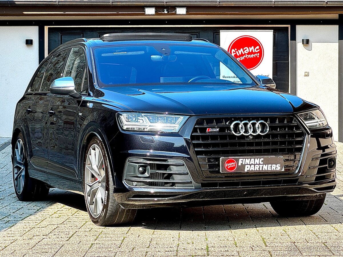 Audi SQ7 4.0Tdi, 7-miest, 320kw, Pano, Bose, Tazne