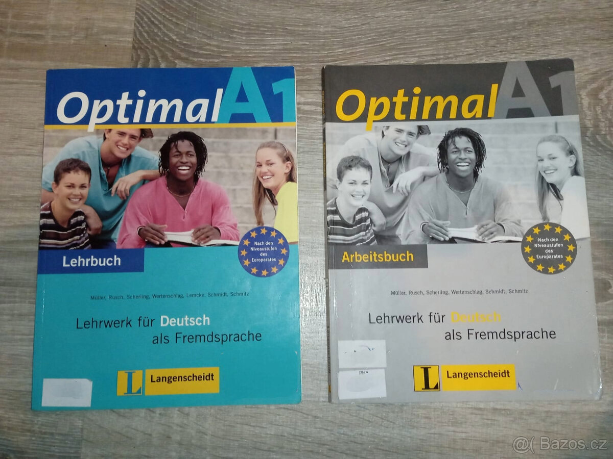 Učebnice němčiny Optimal A1, A2, pracovní sešit