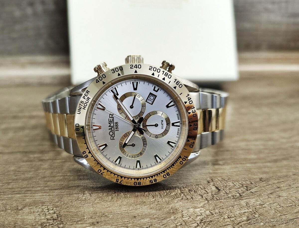 Swiss hodinky ROAMER MONZA 42mm v záruce
