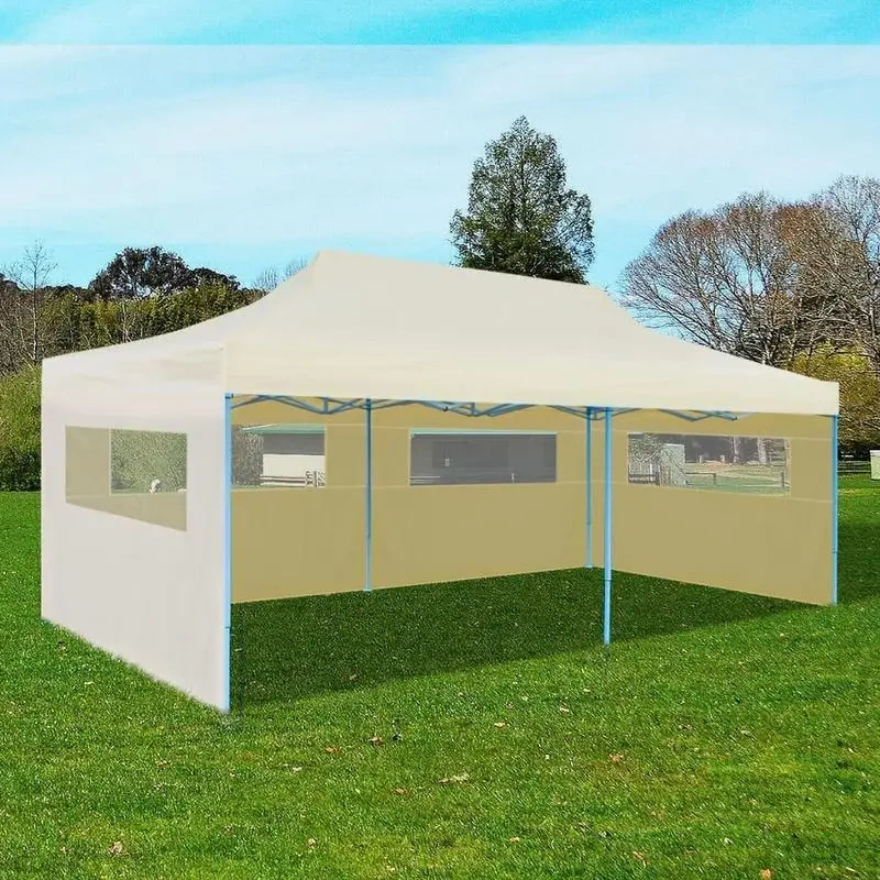 Párty stan 3x6,nůžková konstrukce s bočními stěnami