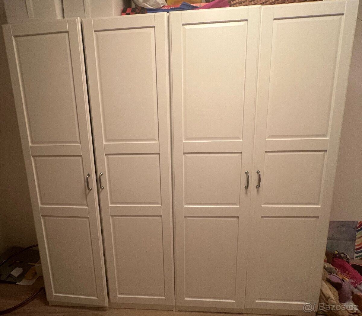 Ikea dvě skříně Pax 100x201 dveře FLISBERGET