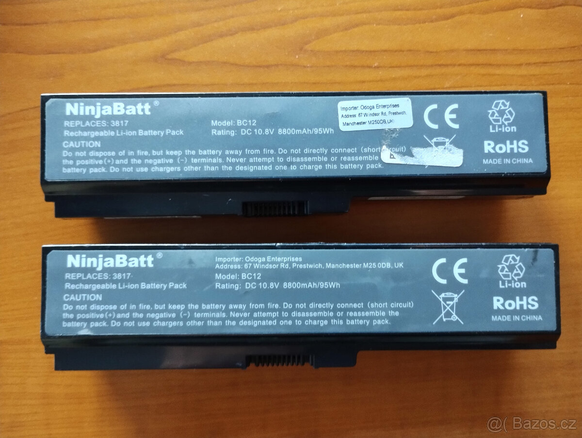 Extended baterie Pa3817u pro notebooky Toshiba (7hod)