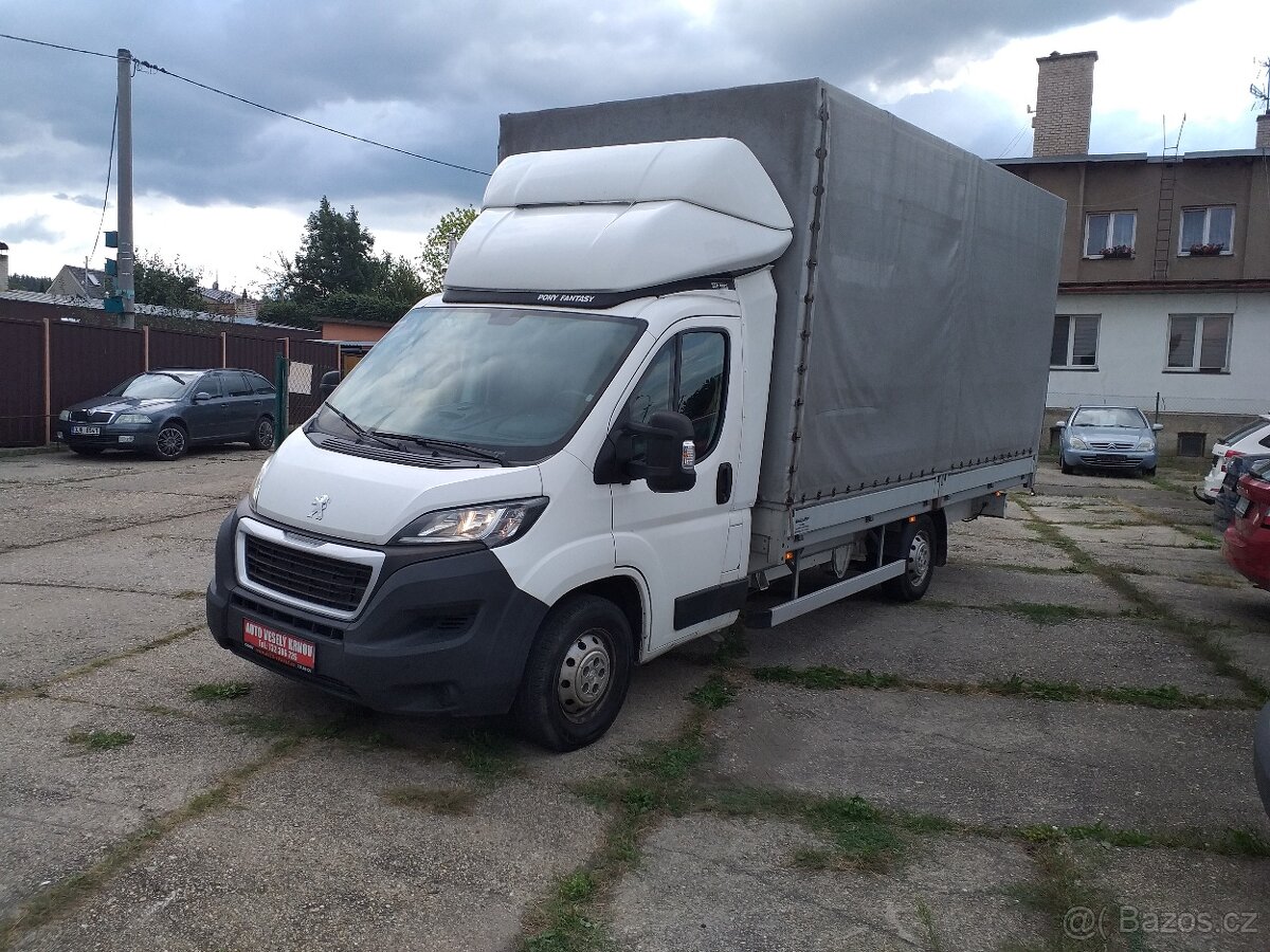 PEUGEOT BOXER 2,0 HDi,120 KW,VALNÍK+PLACHTA,DLOUHÝ,ČR