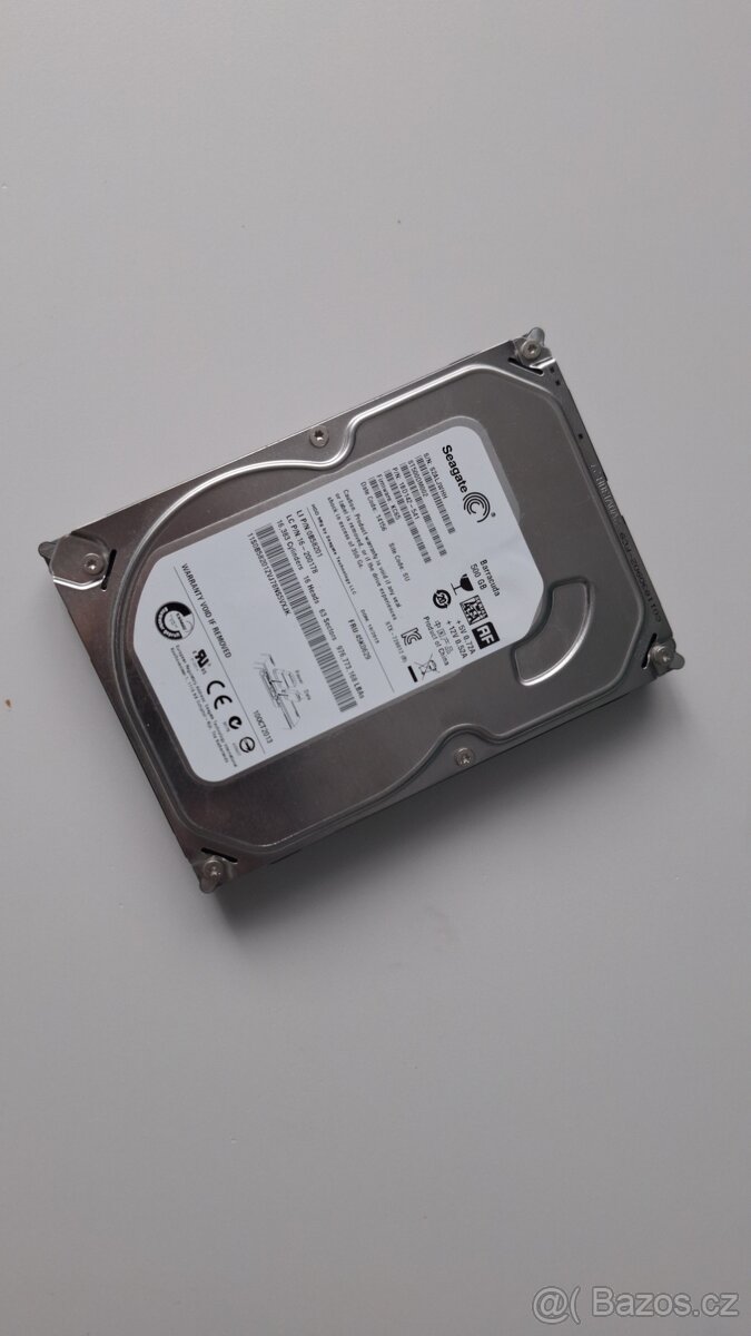 Pevné disky Seagate barracuda 500gb, 7200 ot/min, sata III
