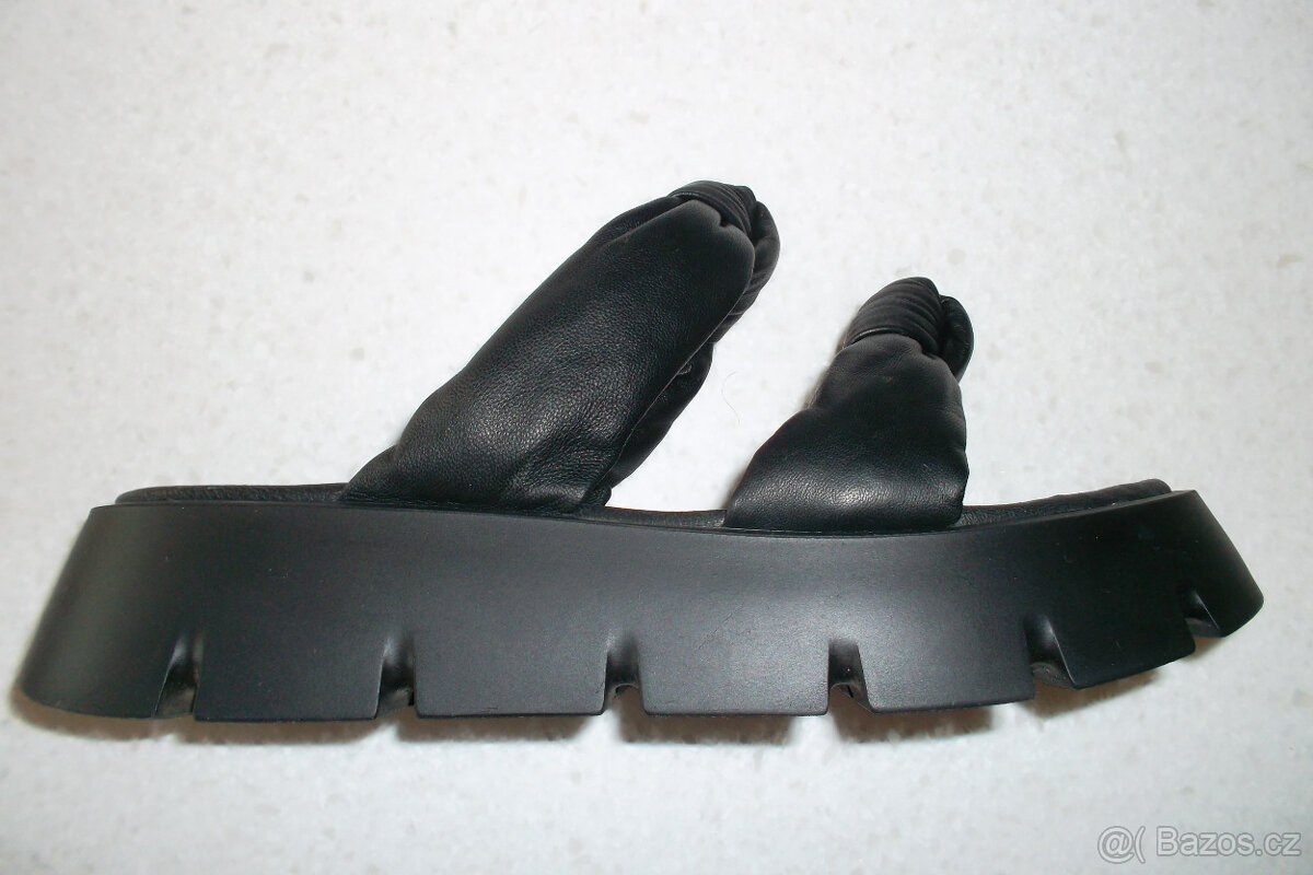 Kate Gray-NOVÉ kožené sandály/sandálky/pantofle, vel. 41-42