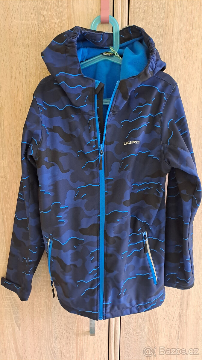 Softshellová bunda LEWRO vel. 152-158