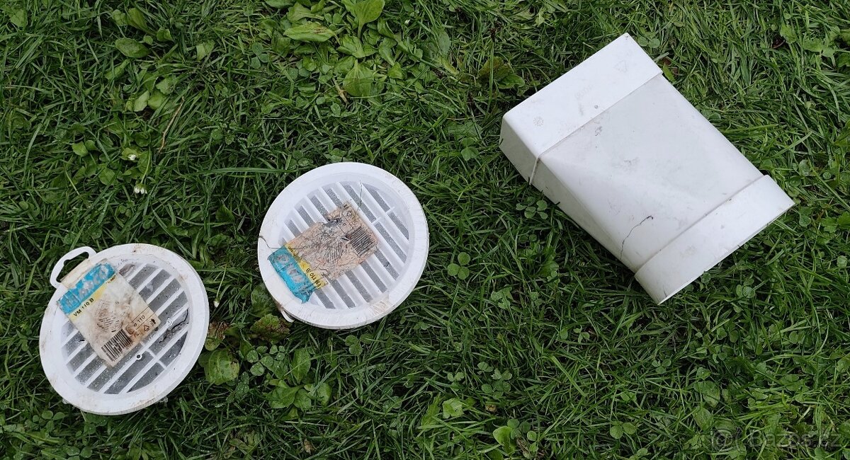 krycí mřížky 100mm + přechodka