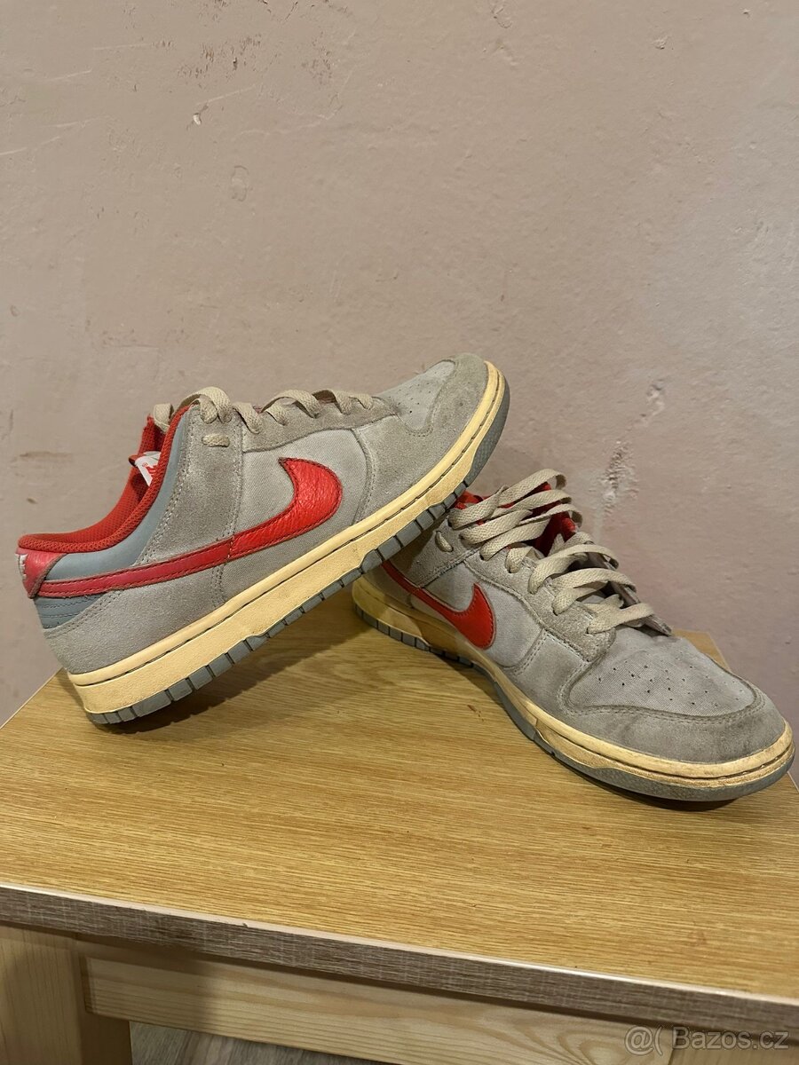 Nike Dunk Low '85 Athletic Dept – University Red / Grey – V
