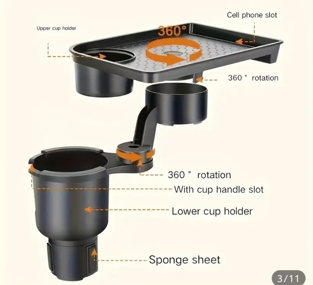 Odkládací stolek do auta