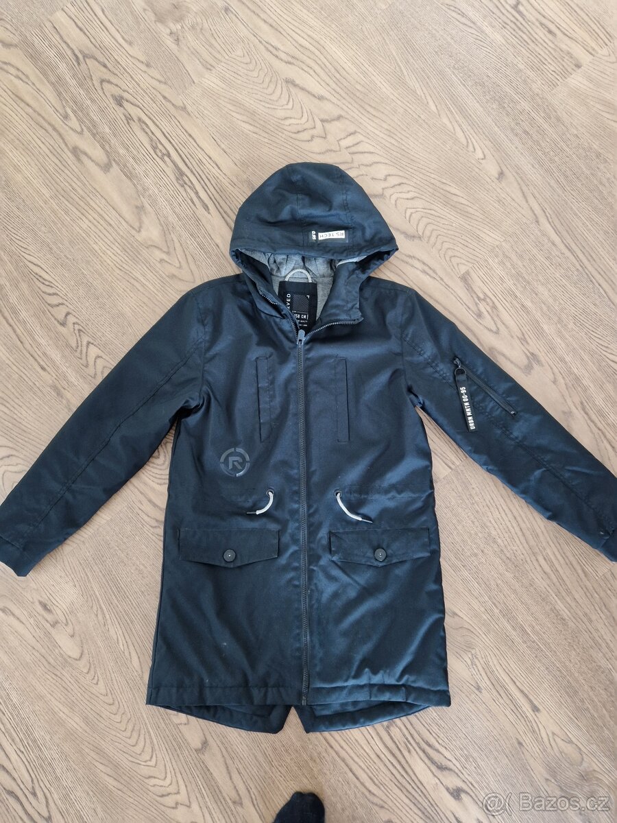 Chlapecká bunda lehká parka 158