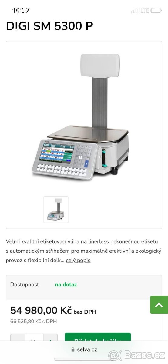 Váha digi sm5300 p