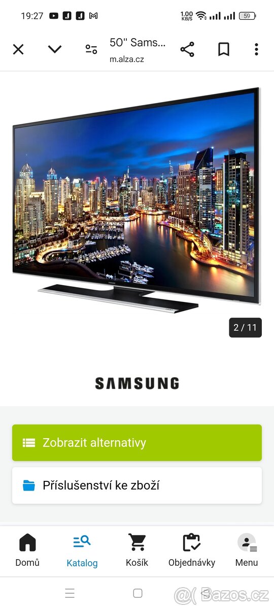 Samsung Smart TV 4K 50"126cm