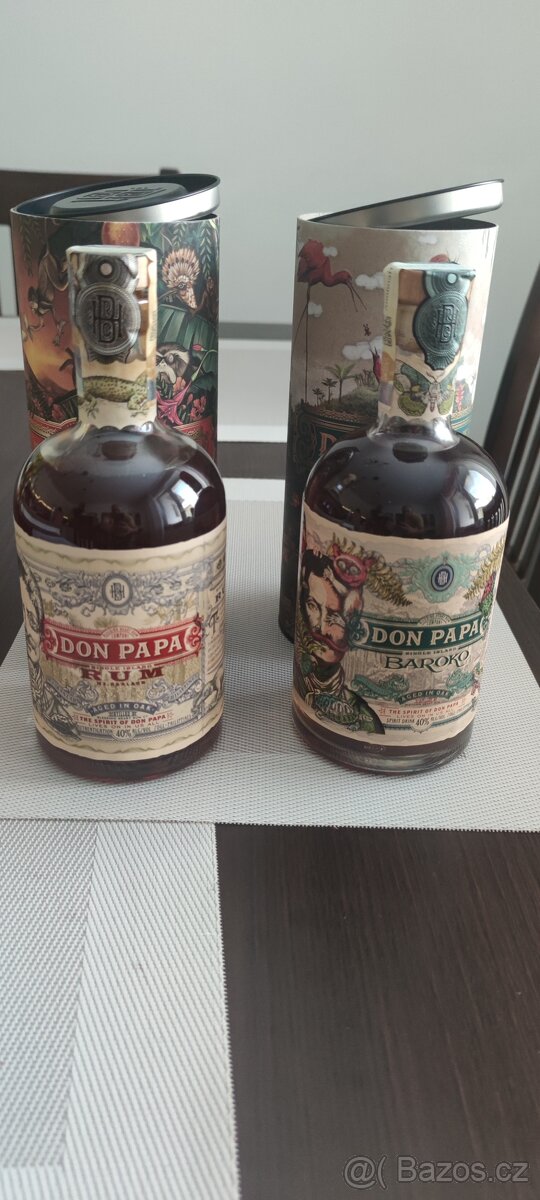 2x Tuba Don Papa vrátane obsahu