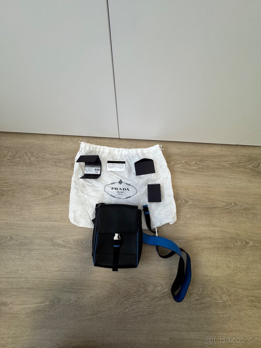 Luxusní kožená taška Prada