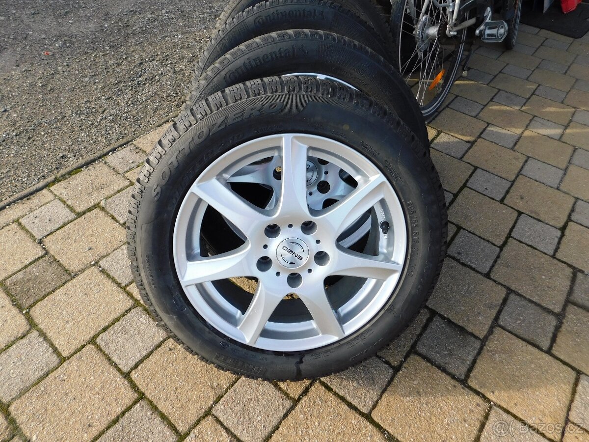 4x ALU KOLA DEZENT 6,5 J 16 ET 35 + ZIMNÍ PNEU 205/55 R16